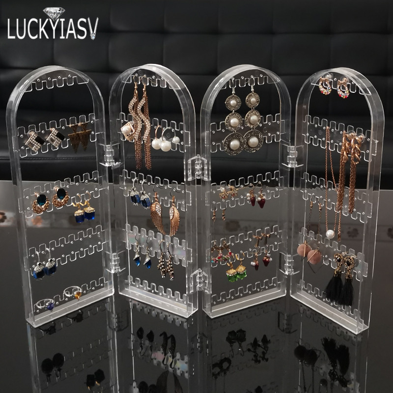 Puck Screen Mesh - Clear 120/180/240/360 holes Plastic Earrings Studs
