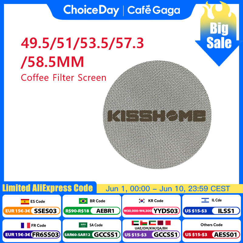 Puck Screen Mesh - KISSHOME Espresso Puck Screen 51mm 53.5mm