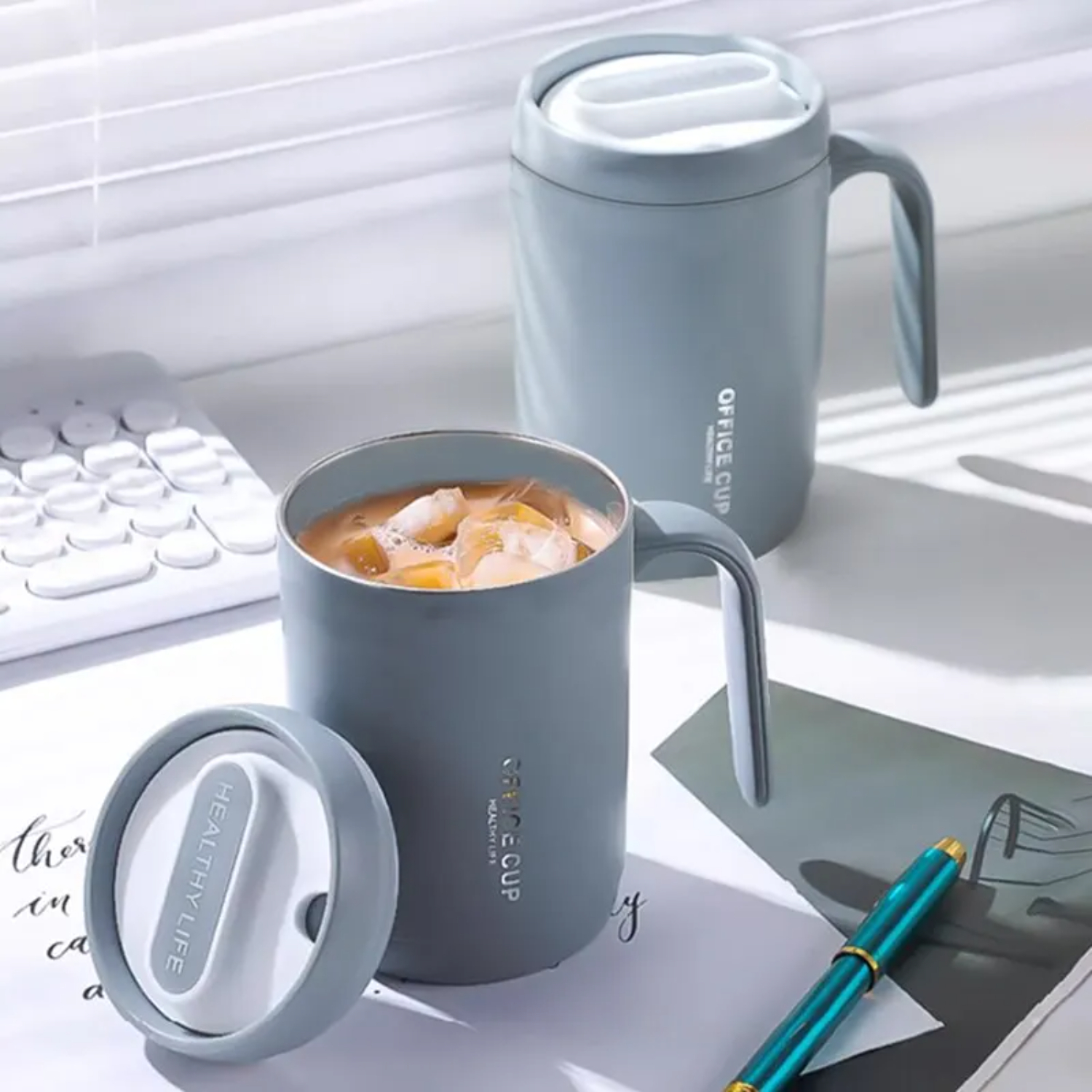 Coffee Equipment China - 1pc Grey Creative PP Liner Drinking