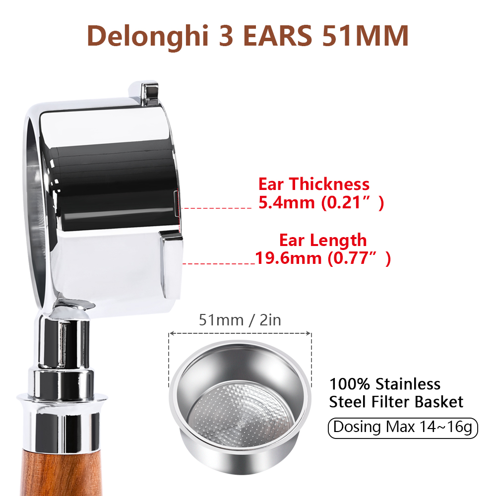 51mm Coffee Bottomless Portafi - đánh giá và giá Coffee Equipment Machine