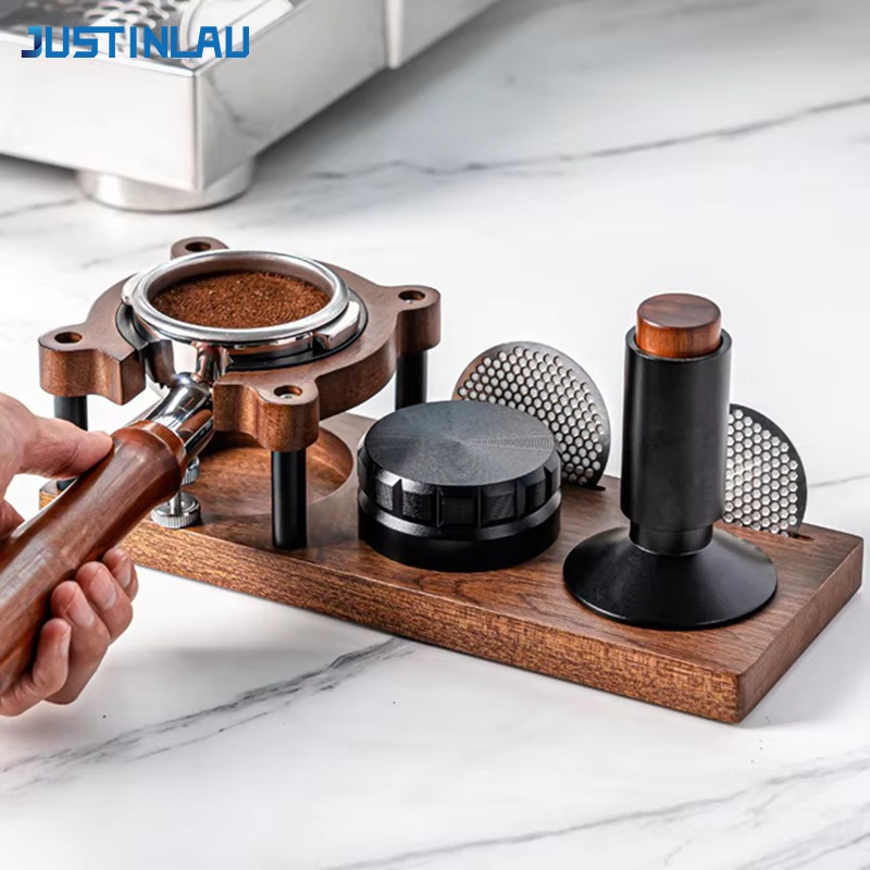 JUSTINLAU 51/53/54/58mm Wood C - đánh giá và giá Coffee Equipment Rack