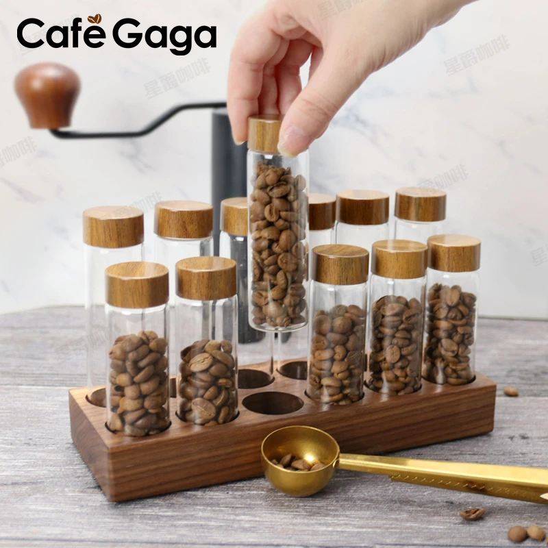Coffee Beans Storage Container - đánh giá và giá Coffee Equipment Rack