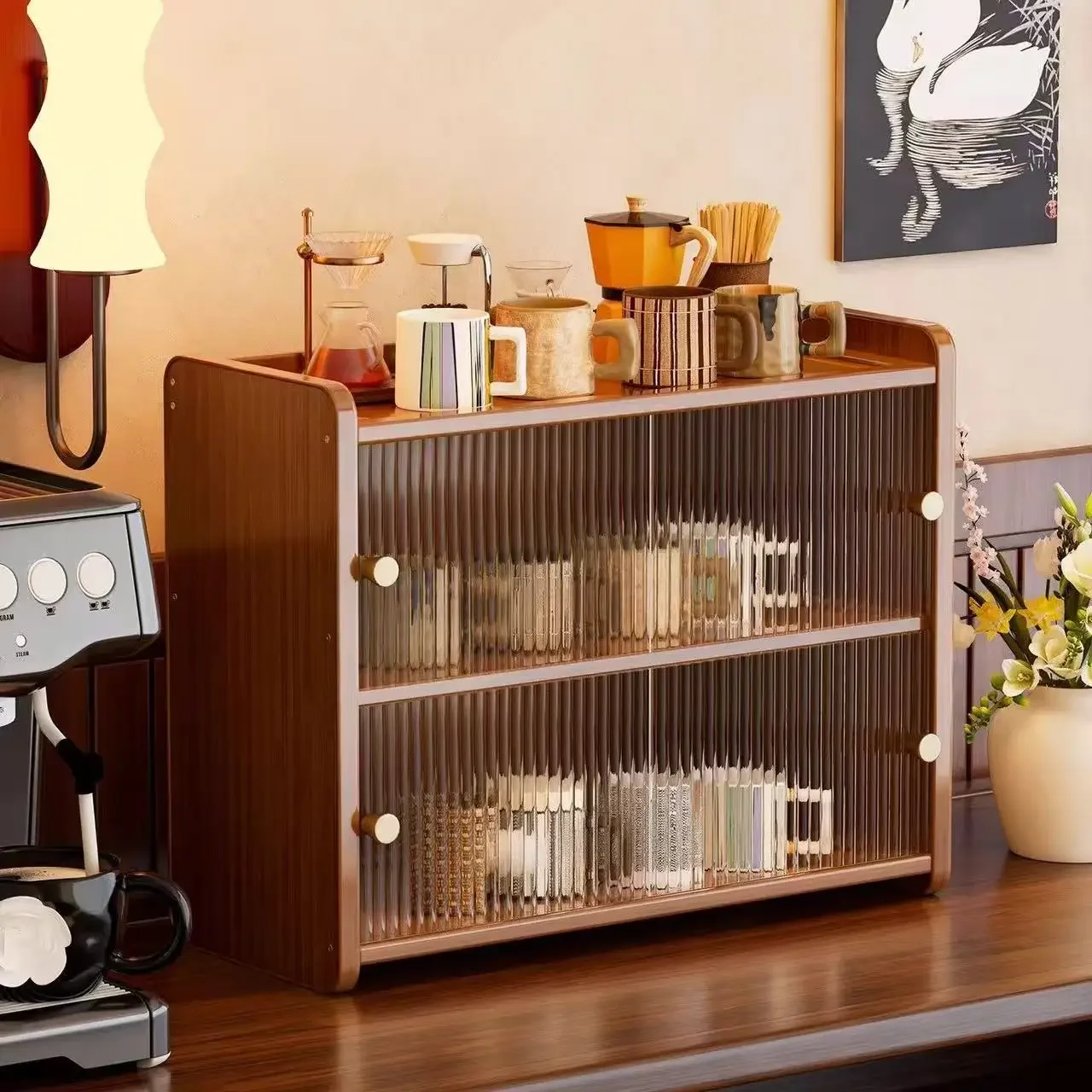 Dining Table Countertop Table  - đánh giá và giá Coffee Equipment Rack
