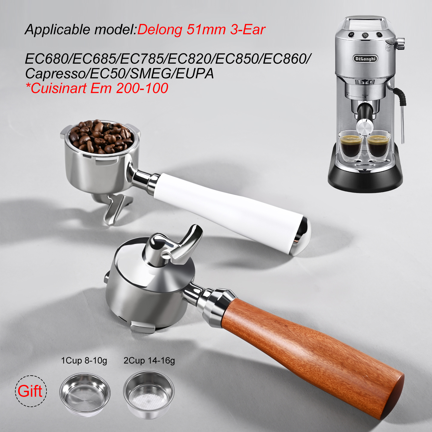 51mm Double Spout Coffee Porta - đánh giá và giá Coffee Equipment Machine