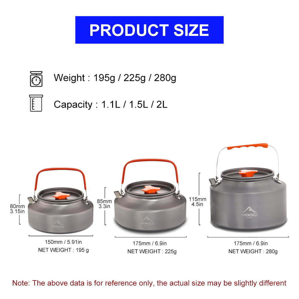 Widesea 1.1L 2L1.5L Camping Wa - đánh giá và giá Coffee Equipment And Supplies